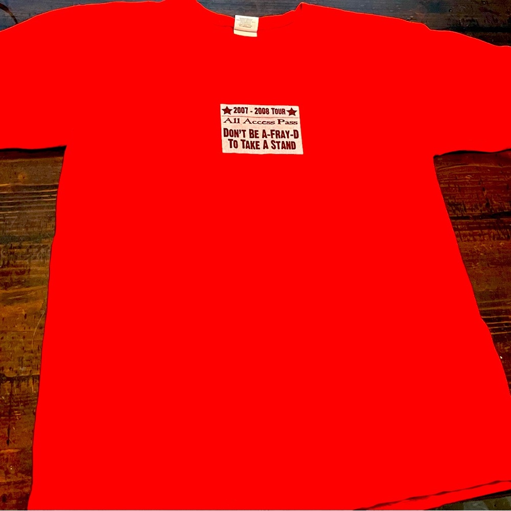 🚨VINTAGE “THE FRAY” BAND 07-08 WORLD TOUR GRAPHIC TEE🚨